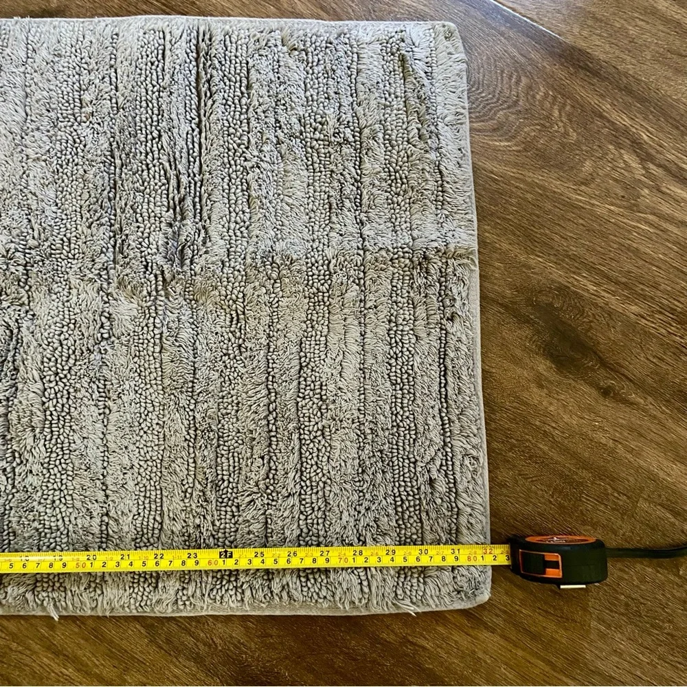 Loloi Grey Cotton Bathmat